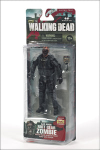 McFarlane Toys The Walking Dead TV Series 4 Riot Gear Gas Mask Zombie Action New