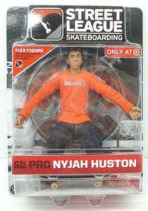 Street League Skateboarding Pro Nyjah Huston Flex Figure Series 1 Target Exclusive