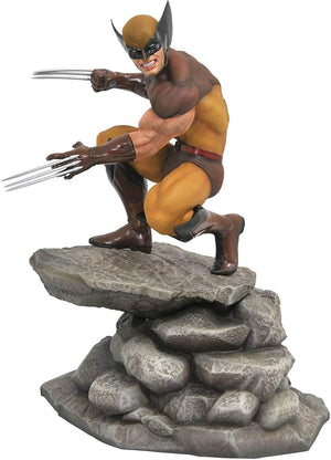 DIAMOND SELECT TOYS Marvel Gallery, Wolverine PVC Diorama Figure, 9 inches, Multicolor
