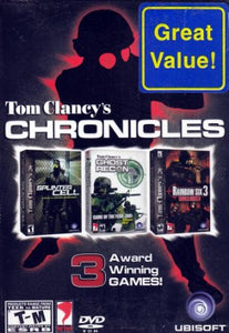Tom Clancy's Triple Pack (Splinter Cell, Ghost Recon, Rainbow Six 3) - Xbox