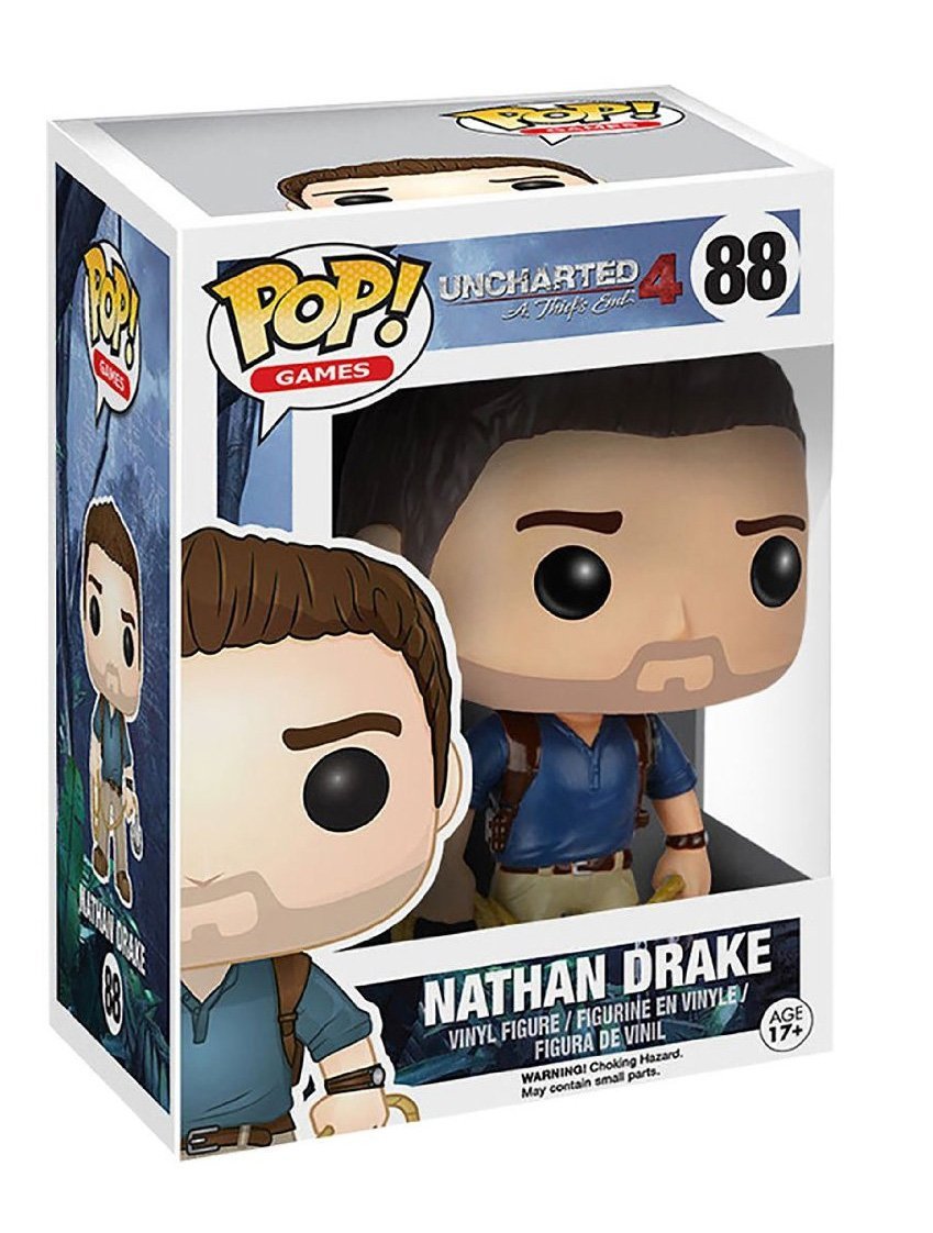 Funko POP Games: Uncharted Action Figure - Nathan Drake