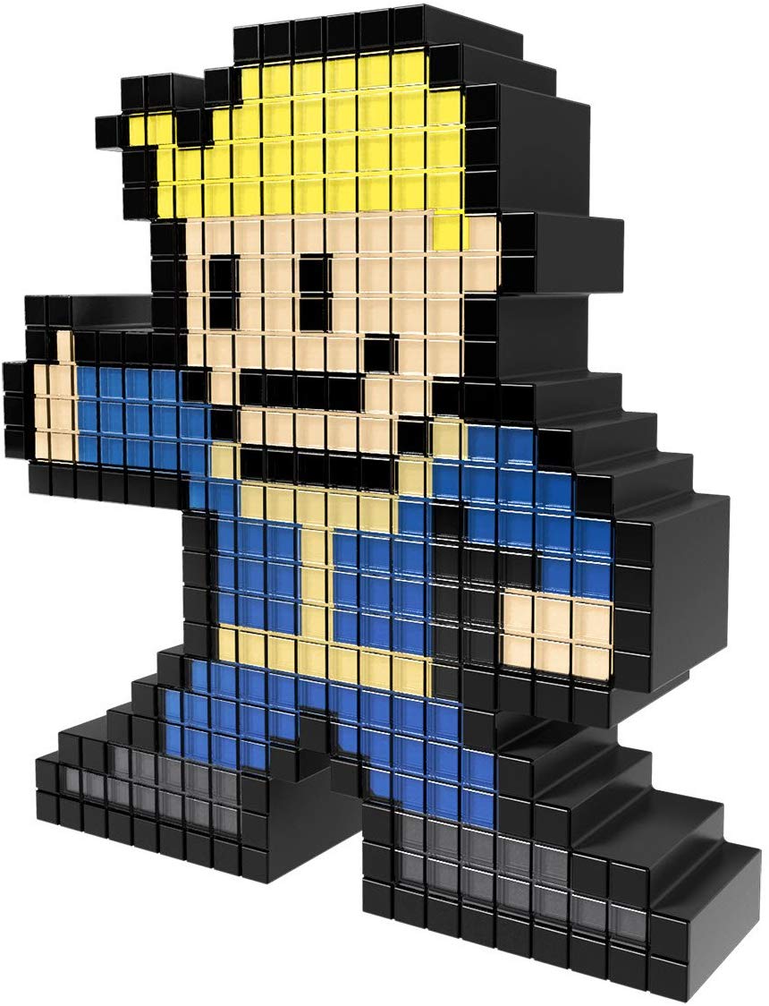 PDP Pixel Pals Fallout 4 Vault Boy Collectible Lighted Figure