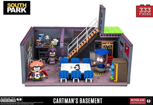 McFarlane South Park Cartman's Basement with Cartman Kenny and Token Exclusive Construction Set