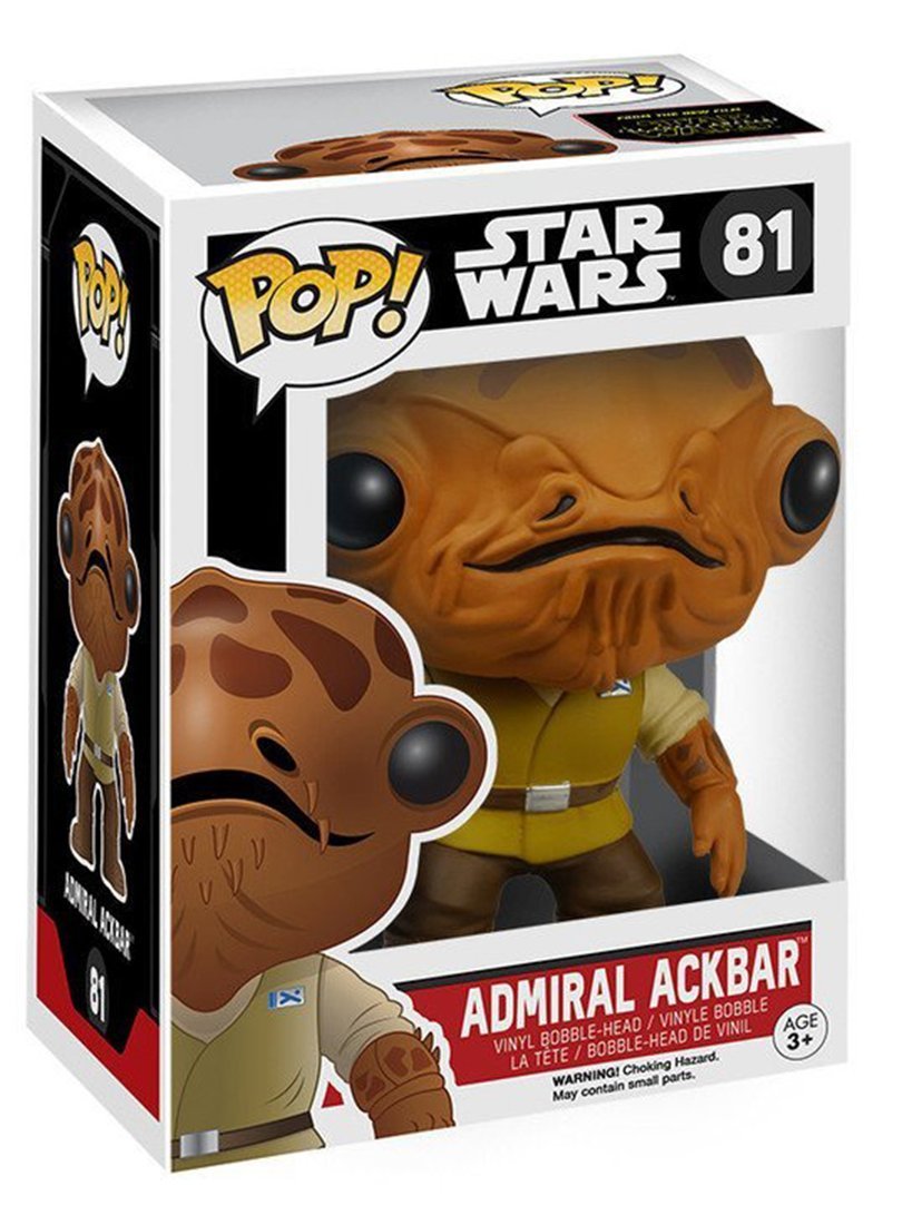 Funko POP Star Wars: Episode 7 - Admiral Ackbar Action Figure