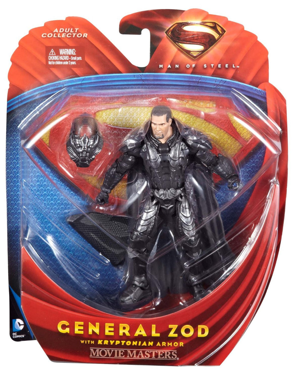 Man of Steel Movie Masters General Zod with Kryptonian Armor