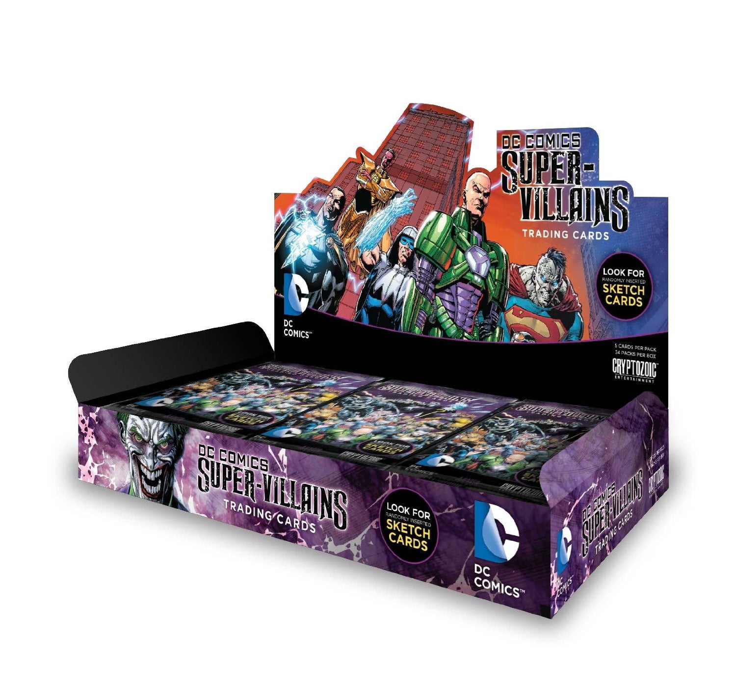 DC Comics Super-Villains Trading Card Box (Factory Sealed)