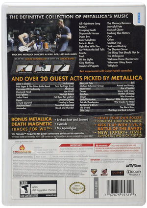 Guitar Hero Metallica - Nintendo Wii