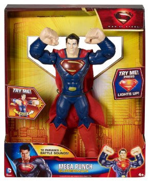Superman Man of Steel Mega Punch Action Figure