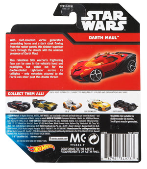 Hot Wheels Star Wars Darth Maul Character Car