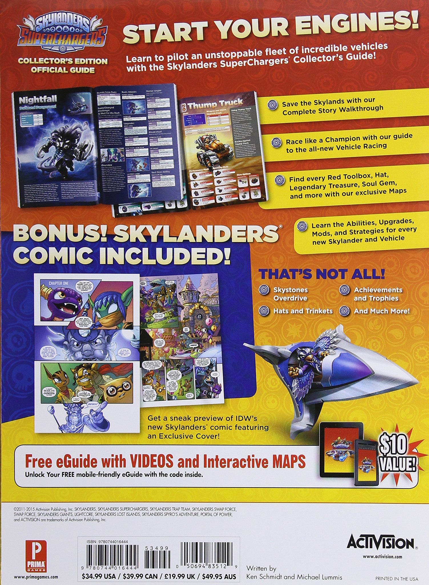 Skylanders SuperChargers Official Strategy Guide Hardcover