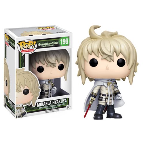 Funko POP Anime: Seraph of the End Mikaela Toy Figures +1 FREE Anime Themed Trading Card Bundle