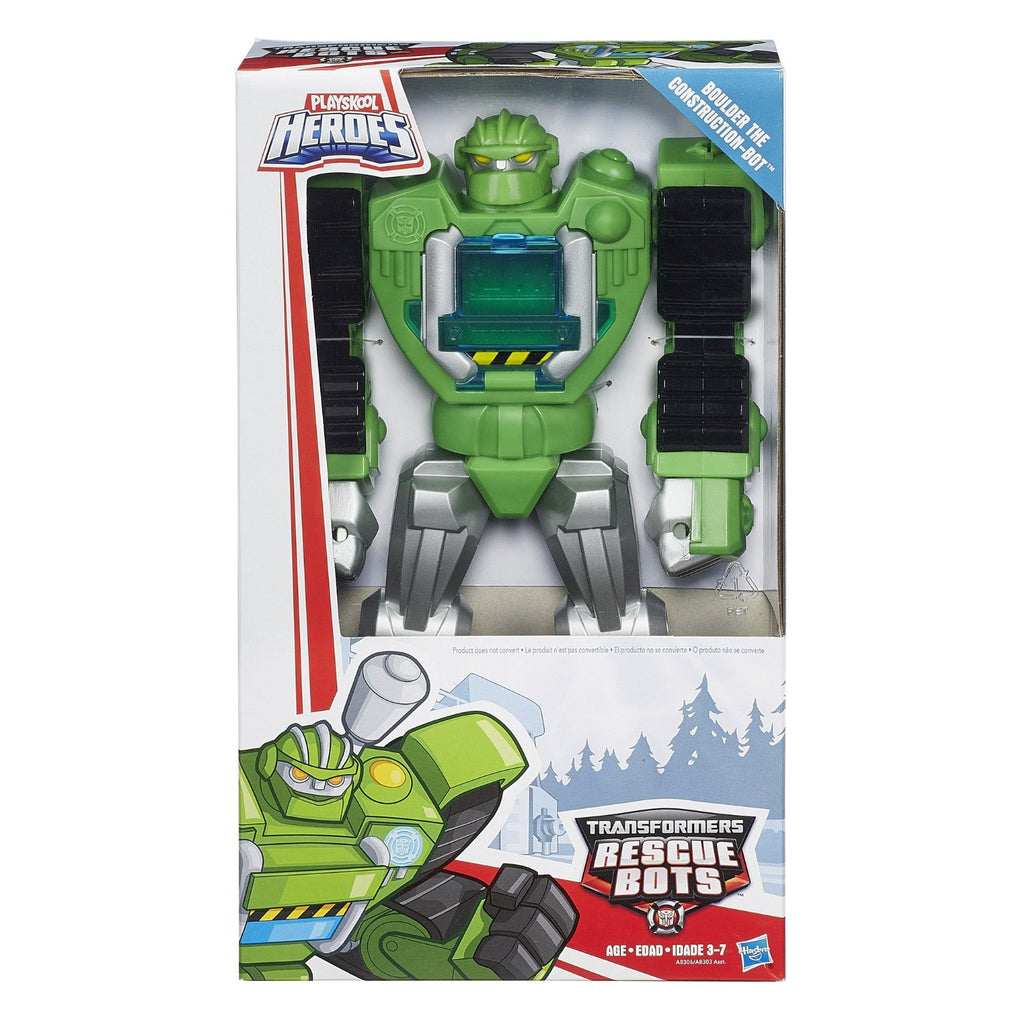 Playskool Transformers Rescue Bots Boulder the Construction-Bot Figure