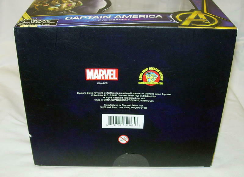 DIAMOND SELECT TOYS Marvel Gallery: Avengers Infinity War Movie Captain America PVC Diorama Figure