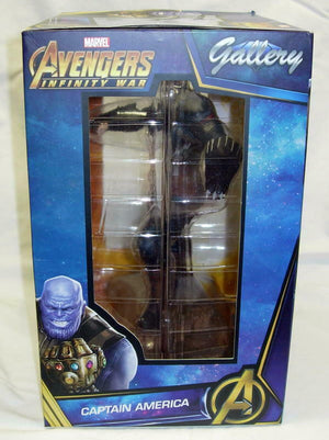 DIAMOND SELECT TOYS Marvel Gallery: Avengers Infinity War Movie Captain America PVC Diorama Figure