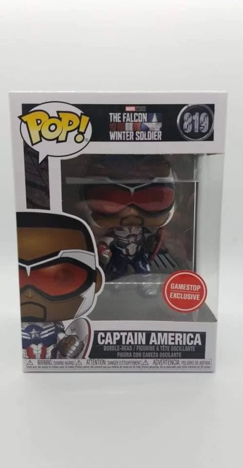 FUNKO POP! Captain America The Falcon Winter Soldier (Gamestop Exclusi