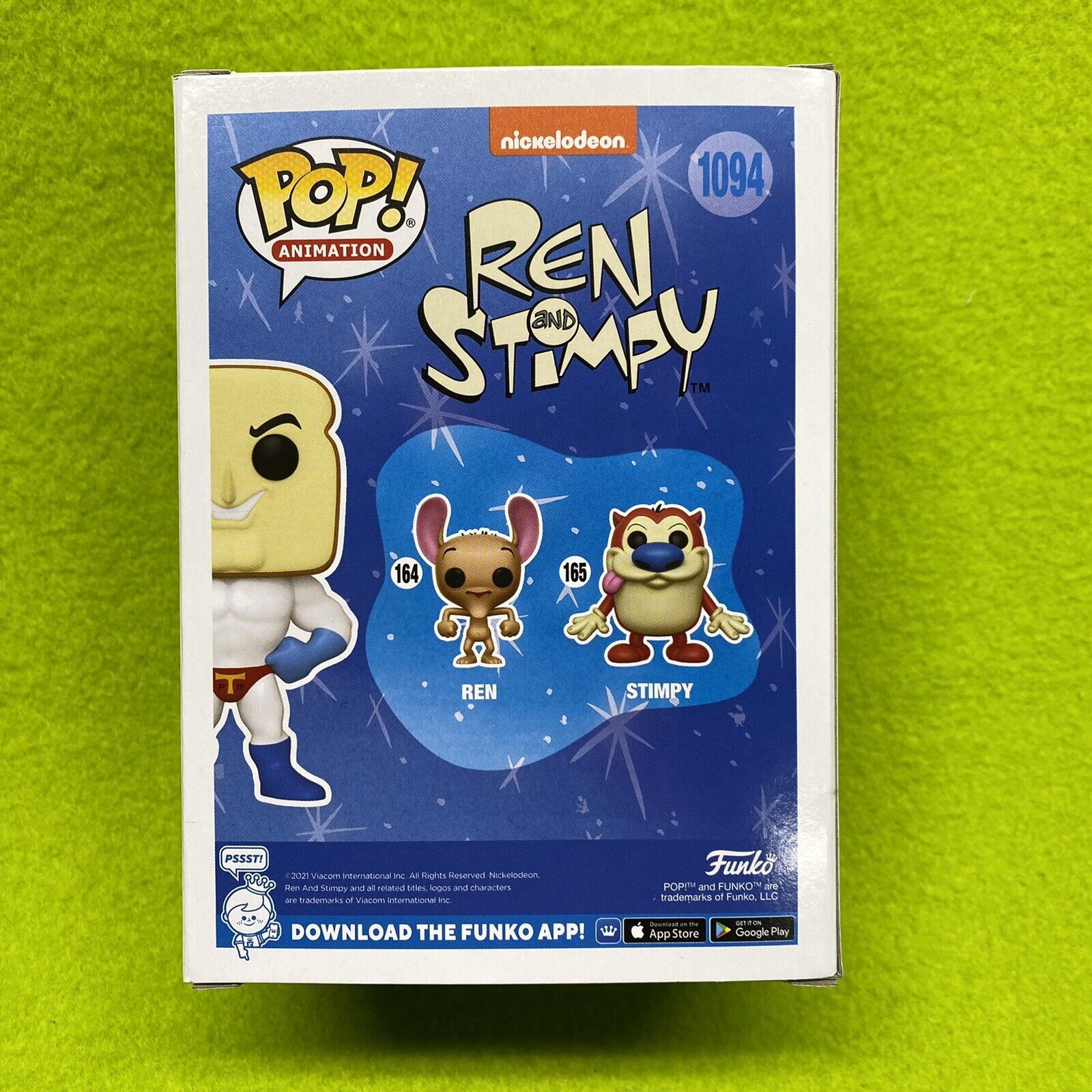 POP Animation: Ren & Stimpy- Powdered Toast Man Exclusivo