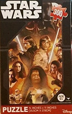 Star Wars Puzzle 300 Piece Base on Classic to Recent Characters